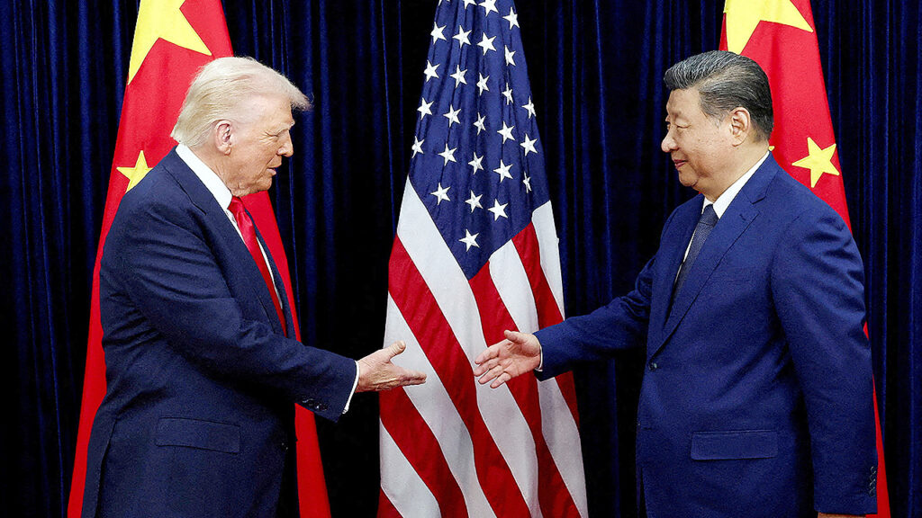 WATCH LIVE: President Trump lands in China ahead of high-stakes talks with Xi