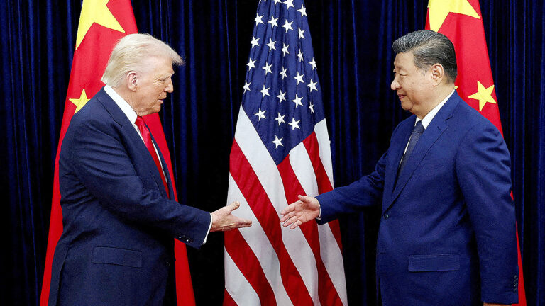 WATCH LIVE: President Trump lands in China ahead of high-stakes talks with Xi