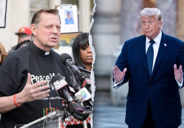 Chicago priest tells Trump to 'shut up' and restore gun violence prevention funding after deadly weekend