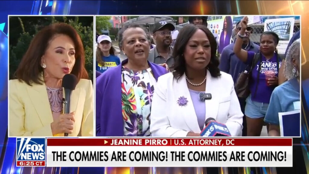 Pirro slams DC mayoral candidate Janeese Lewis George over bail stance: ‘This is lunacy’