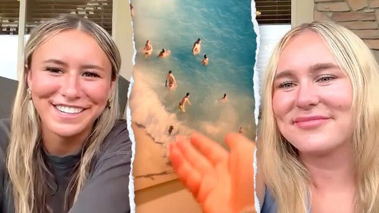 Sisters in viral video reveal truth of 'eerie' family photo they discovered at rental home