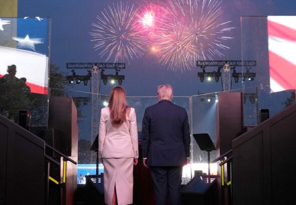 Trump kicks off Fourth of July weekend with symbolic salute to America’s legacy
