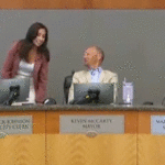 California mayor's hot mic catches candid exchange after audience sends meeting off rails
